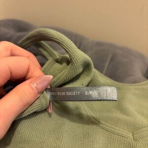 Streetwear Society Sage Green cropped tank top